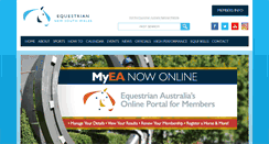 Desktop Screenshot of nsw.equestrian.org.au