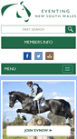 Mobile Screenshot of eventingnsw.equestrian.org.au