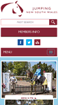Mobile Screenshot of jumpingnsw.equestrian.org.au